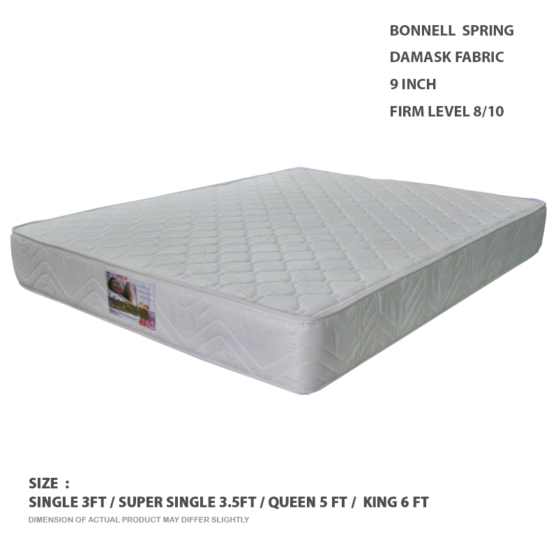 9 INCH SLEEPY NIGHT INDIANA BONNELL SPRING MATTRESS 1 B